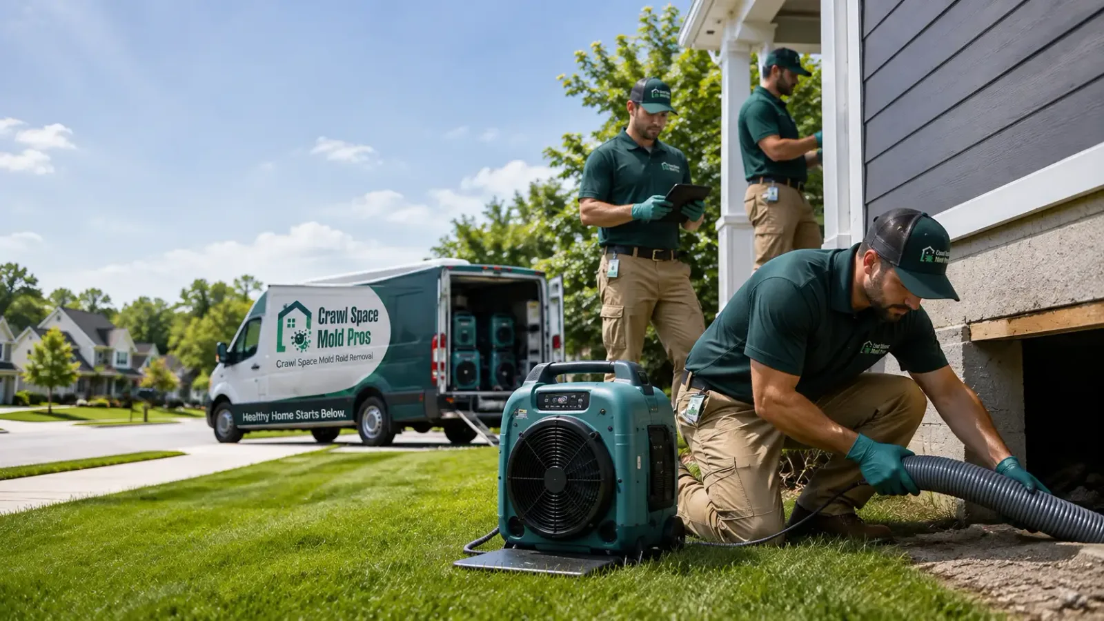 Crawl Space Mold Removal in Atlanta, KS